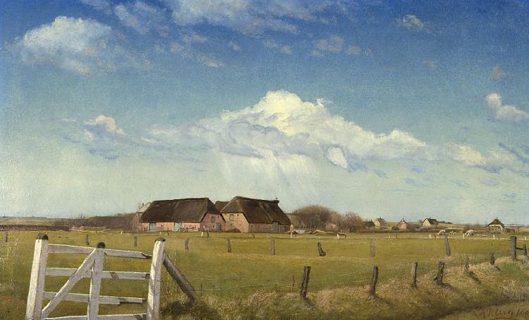 Laurits Andersen Ring Fenced in Pastures oil painting image